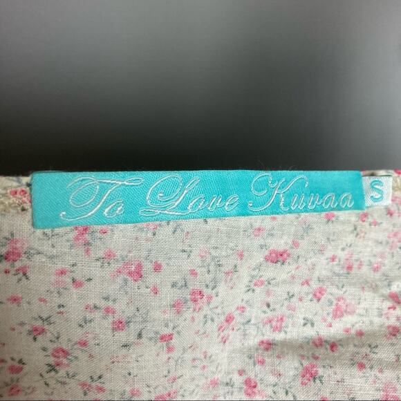 To Love Kuvaa Dress milkmaid fairy prairie apron small / extra small nap - Picture 12 of 14